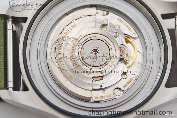 MIROTIME 0126 FastDry Mark XVIII “TRIBUTE TO MARK XI” IW327007 M+F 1:1 Best Edition Black Dial on Green Nylon Strap A 7050